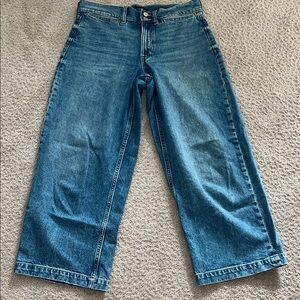 Banana Republic High-Rise Wide-Leg Crop Jeans